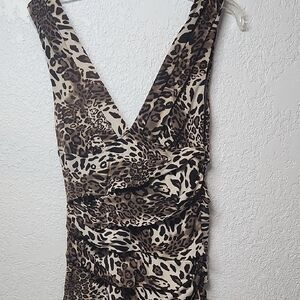 Wet Seal Leopard Print Mini Dress
